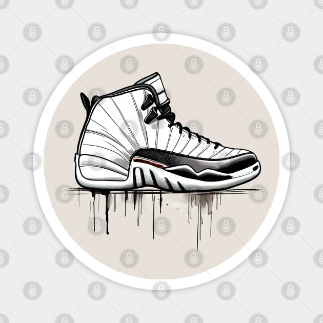 AJ 12 Magnet by Buff Geeks Art